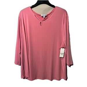Southern Lady Ladies Top Size 3X New With Tags 3/4 Sleeve
